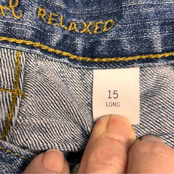 Cruel Girl Straight Leg Blue Jeans with Authentic Denim Texture - Picture 8 of 10